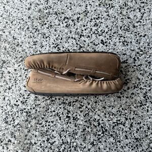 Ugg Dakota Chestnut Slippers Moccasins Womens 8 Wool Lined Suede 5612 Slip On